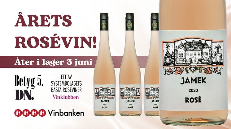 Årets rosévin tillfälligt slut - åter i lager 3 juni