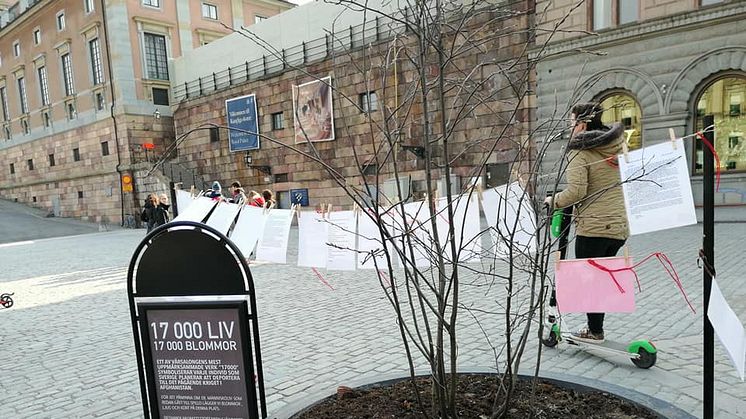 17  000 berättelser - 17 000 liv på Mynttorget 6-11 april 2019