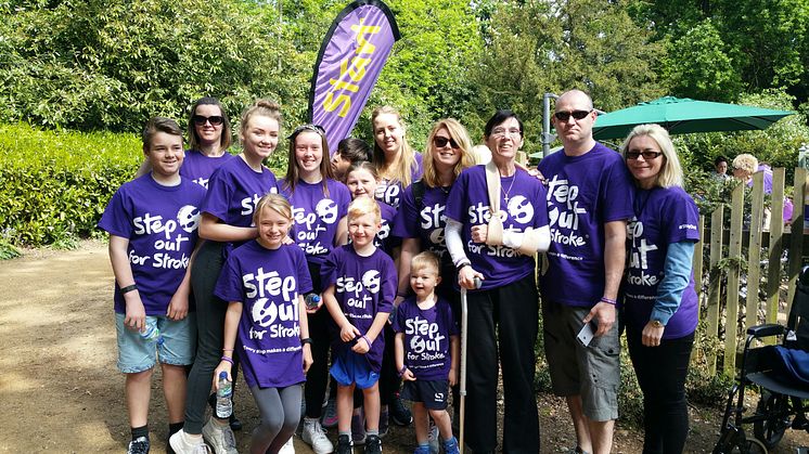 Benfleet stroke survivor steps out for stroke