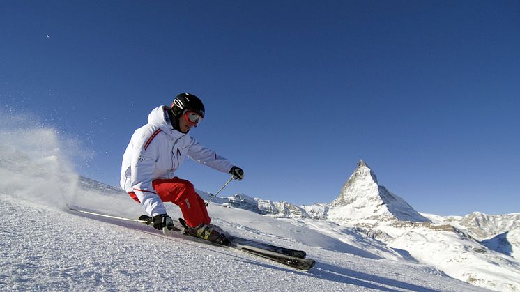 Skifahren in Zermatt. Copyright: Valais Wallis Promotion