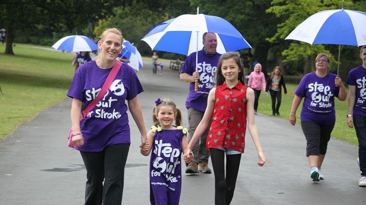 ​Survivors take a Step Out for Stroke in Crewe