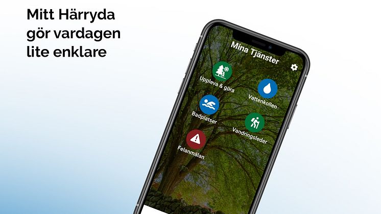 Appen Mitt Härryda ska förenkla vardagen för användarna