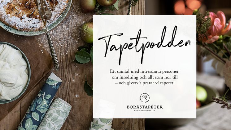 Boråstapeter lanserar podcasten “Tapetpodden”