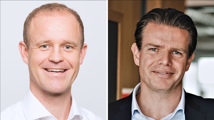 Frank Bauer, Finanzvorstand und Arbeitsdirektor der Lufthansa Cargo AG, Dr. Christian Leitfeld, Controlling und Risikomanagement der Lufthansa Group