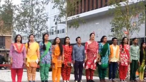 Dansare från Bangladesh möter Umeå inför föreställning på NorrlandsOperan