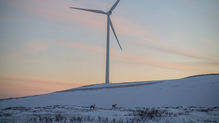 Fakken vindpark i Troms. Fotograf: Frank Rune Isaksen
