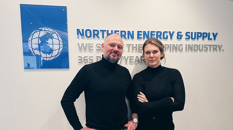 Christopher Askheim, General Manager & Elin Kristensson, Managing Director at Northern Energy & Supply.