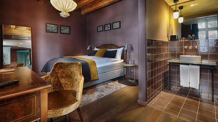 Guest room at Spedition Hotel & Restaurant, Thun, Switzerland - design by Stylt