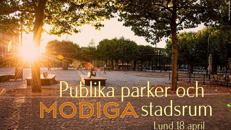 Årets konferenstema i Lund är MODIGA stadsrum. Foto: Katarina Strand Larsson
