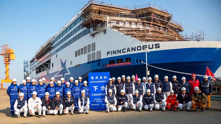 Finnlines har sjösatt sitt andra nya Superstar RoPax-fartyg – säkerställer ett mer hållbart alternativ för resor och transport av gods
