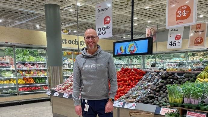 Mathias Eriksson, butikschef på hemköp i Nacka forum