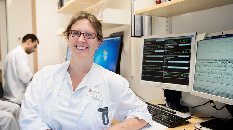 Sofia Sederholm Lawesson, överläkare på hjärtkliniken på Universitetssjukhuset i Linköping.