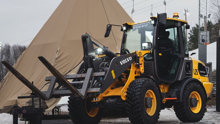 Volvo L25 Electric - Hammarbybacken