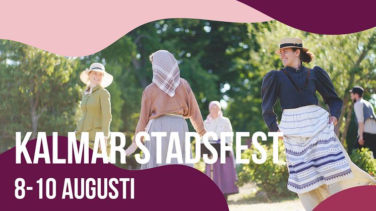 Kalmar Stadsfest äger rum på flera scener den 8–10 augusti 2024.