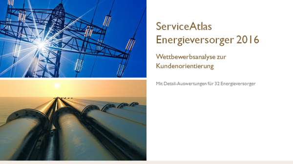 Energieversorger: Kundenorientierung entscheidend