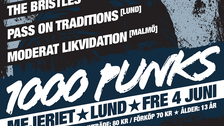 >1000 punkare vill ha en egen klubb på Mejeriet