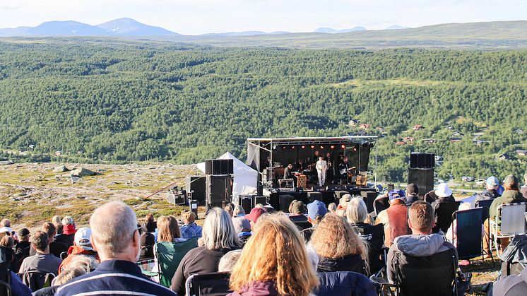 Musikkväll på kalfjäll i Tänndalen.