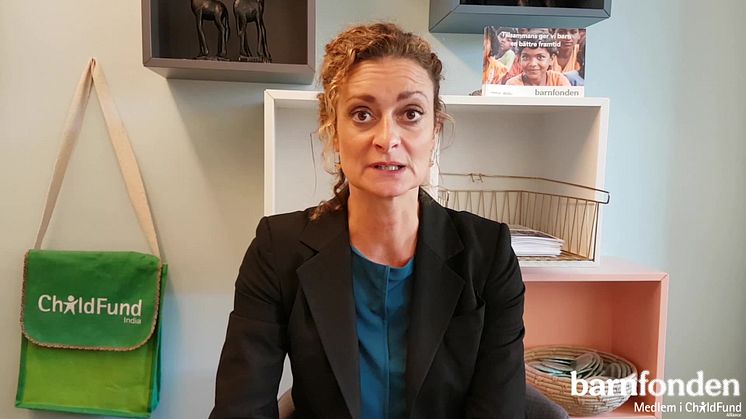Anna Svärd Generalsekreterare Barnfonden Small Voices Big Dreams Rapport 2019