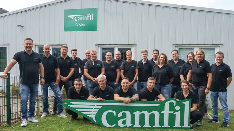 Camfil-ServiceStützpunkt-Team