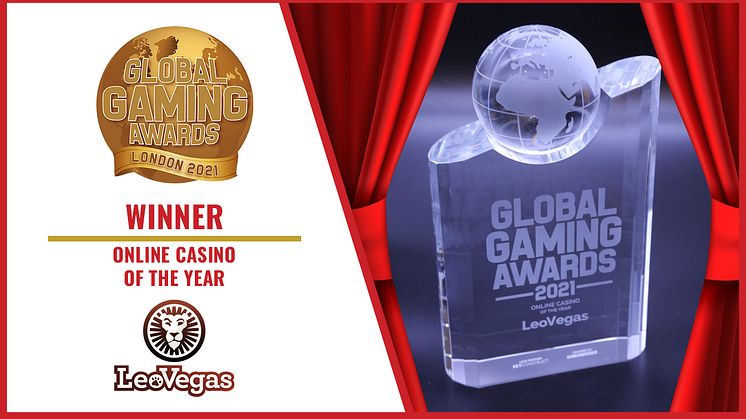 Online Casino of the Year 2021 - LeoVegas