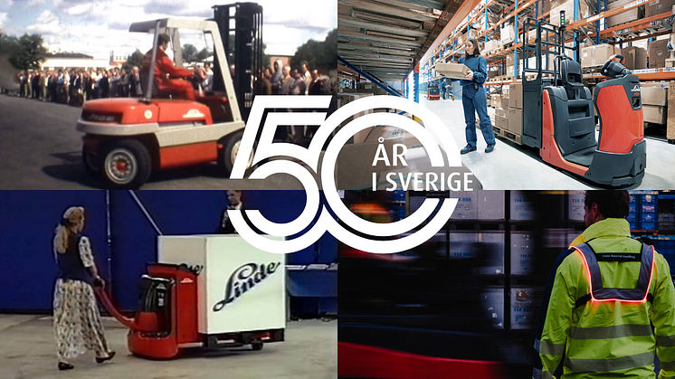  Linde Material Handling firar 50 år i Sverige