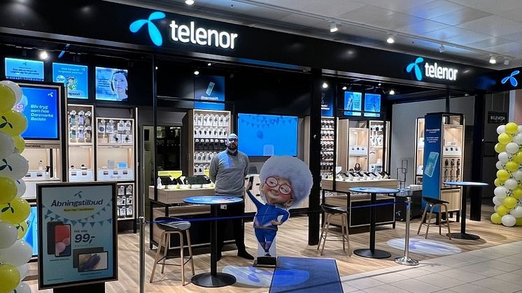 Telenor åbner første butik i stormagasin i Salling Aarhus 