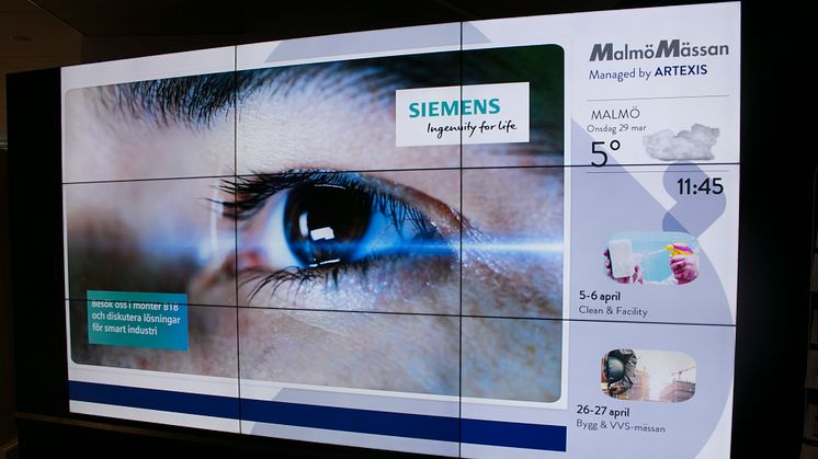Siemens reklamvägg