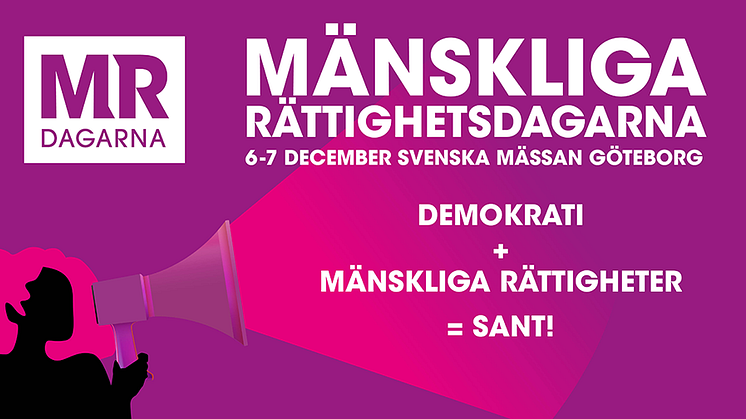Nu släpps programmet till Mänskliga Rättighetsdagarna i Göteborg 6-7 december!