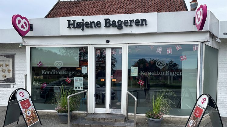 Filialen af Højene Bageren på Skagensvej i Hjørring lukker per 29. september. Foto: PR.