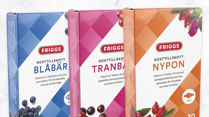 Nyhet i dagligvaruhandeln - Kosttillskott med Nypon, Blåbär & Tranbär