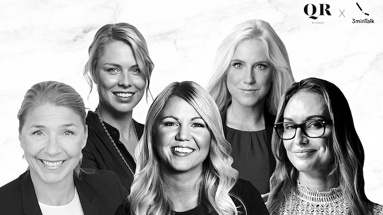 Från vänster; Charlotta Rehman, Josefin Landgård, Elina Berglund Scherwitzl, Frida Boisen och Tuva Palm.