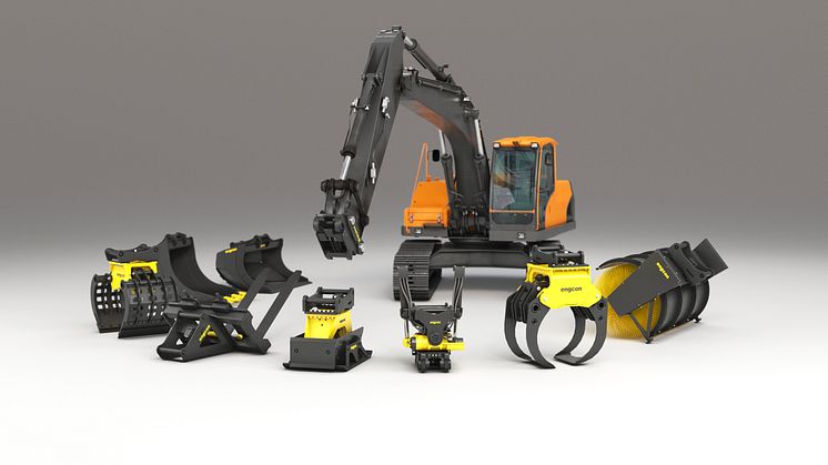 Engcon's automatic quick hitch system streamlines everyday use of the excavator: "Every operator would save time, money and effort with one"