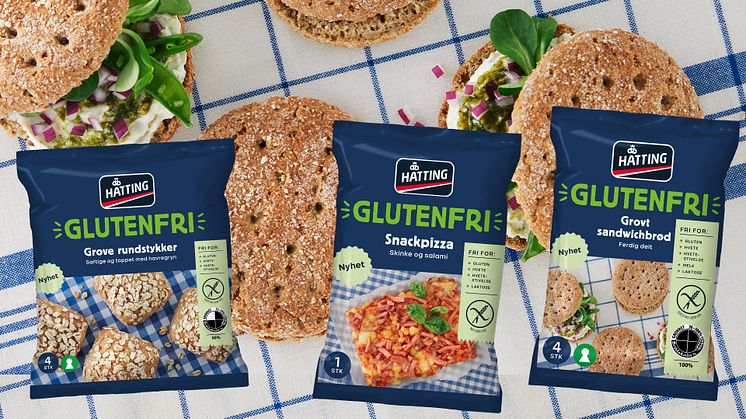 Grovere og varierte glutenfrie bakervarer til storhusholdning og dagligvare