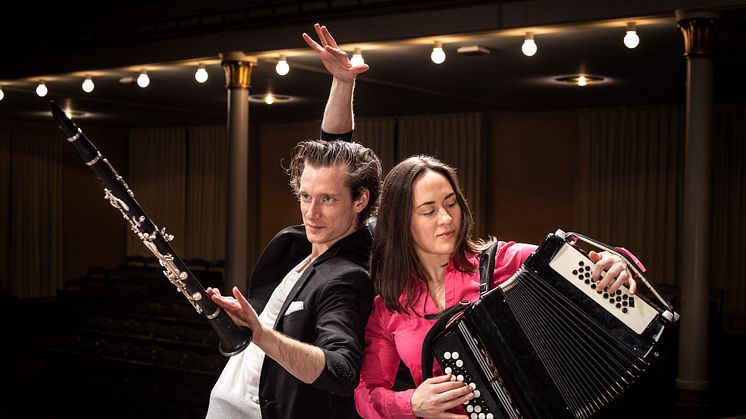 Magnus Holmander och Irina Serotyuk. Foto: Nadja Sjöström