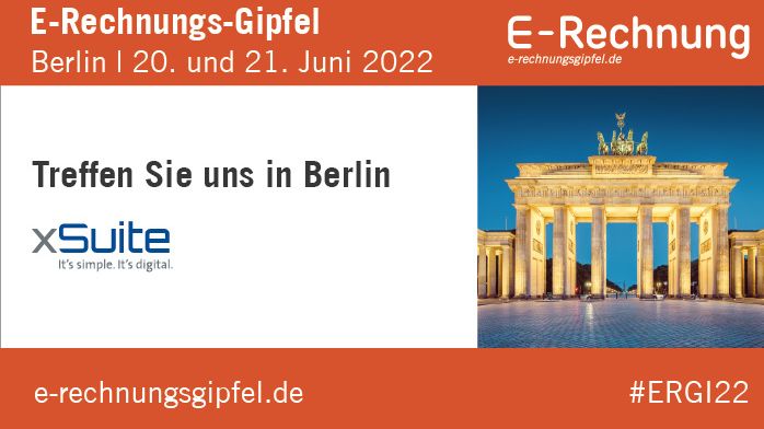 Auf dem E-Rechnungs-Gipfel 2022 zeigt xSuite Lösungen für die Rechnungsbearbeitung