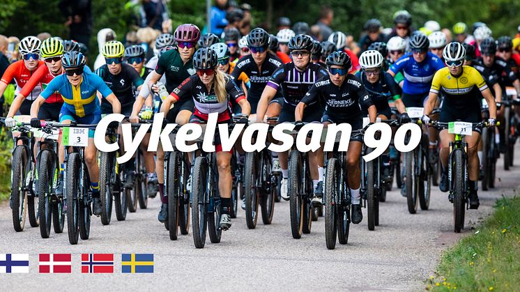 Cykelvasan 90 broadcast live in four countries in 2024