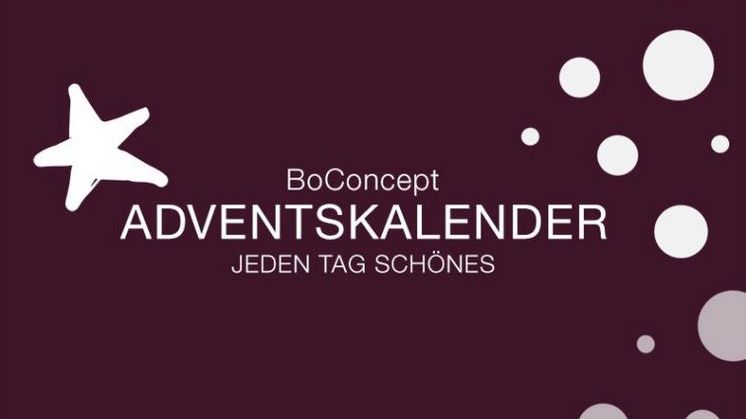 BoConcept Düsseldorf, Essen, Hannover, Hamburg am Fischmarkt, Köln: Adventskalender 2016 - Gäste willkommen!