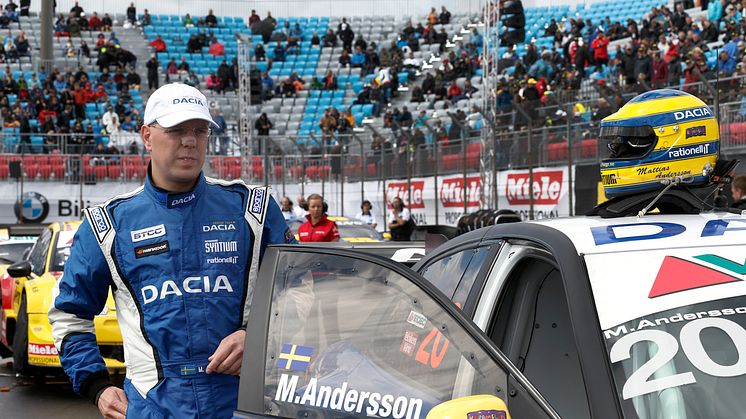 Nu drömmer Andersson om STCC-pallen med Dacia