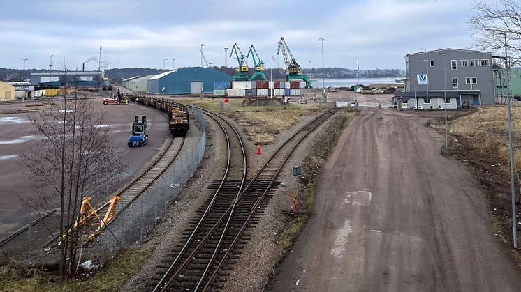 Kristinehamn rustar upp Industrispåret för framtidens transporter