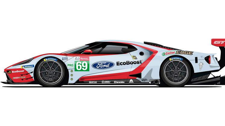 Ford hylder Le Mans-sejre med unikke Ford GT-design