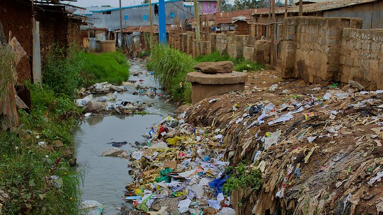 Kibera river after plastic bag ban