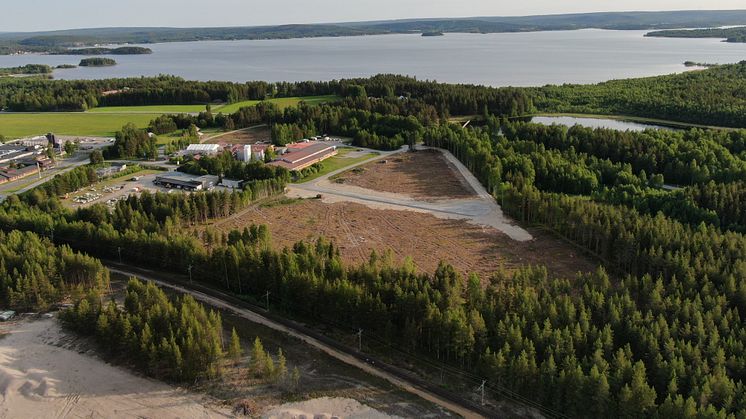 På Hamnvikens industriområde finns plats för nya etableringar.    Foto: Sara Holm