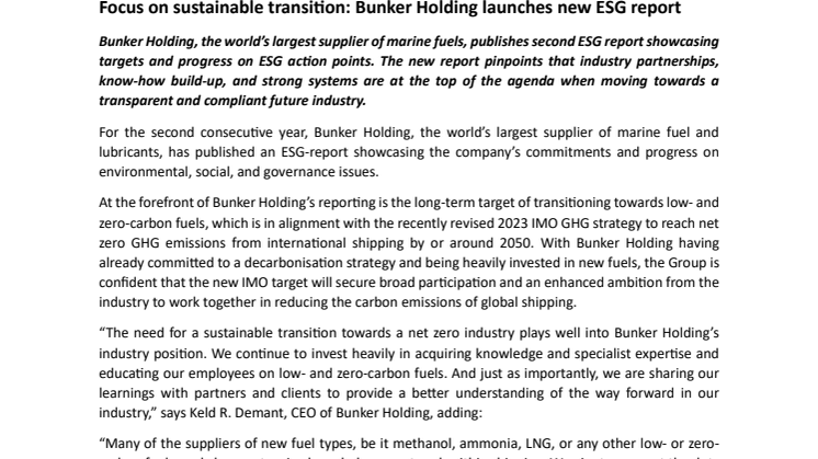 Bunker Holding launches ESG report_PRESS RELEASE.pdf