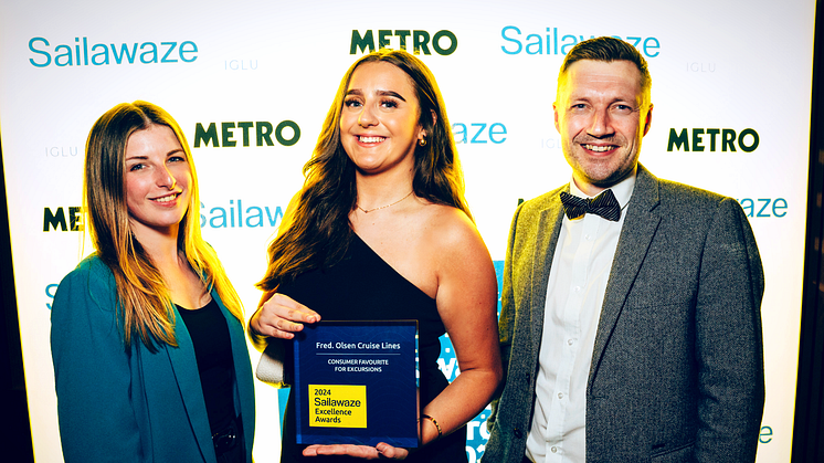 From left to right: Georgina May, PR Executive, Tabi Winney, Destination Experience Assistant, Martin Lister, Head of Itinerary Product Development (Credit: Michael Newington Gray)