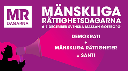 Boka din biljett till Mänskliga Rättighetsdagarna i Göteborg