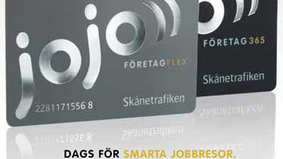 Skånetrafiken lanserar Jojo för företag – med betalning i efterskott på faktura