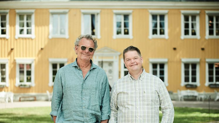 Dan Persson och Steffo Törnquist på Knistad Herrgård - fri att publicera