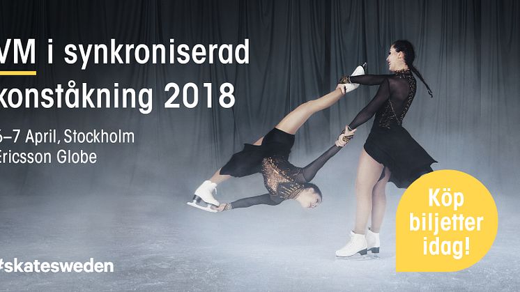 VM i synkroniserad konståkning 2018 – Stockholm, 6–7 april