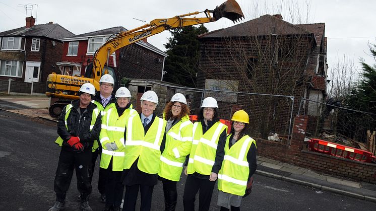 Empty properties demolished to improve residential area