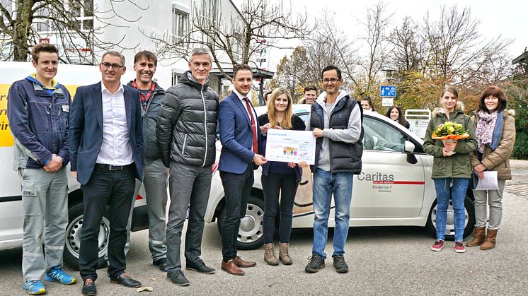 Bayernwerk-Azubis sammeln Spenden und organisieren Mini-Olympiade für die Kinder des Caritas Kinderdorfs Irschenberg